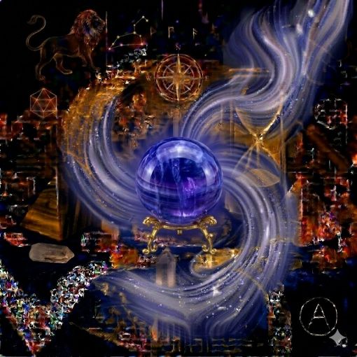  Kadim, el oyması koyu ahşap bir masanın üzerinde, altın işlemeli derin lacivert kadife bir örtünün tam ortasında duran, Tanzanit (Tanzanite) kristalinden yapılmış, karakteristik zengin ve canlı indigo mavisi, menekşe mavisi ve menekşe moru tonlarında pleokroik (farklı açılardan farklı renkler gösteren) pürüzsüz ve opak bir 'Sezgi Küresi'. Kürenin yüzeyi, Tanzanit'in o meşhur kadifemsi dokusunu ve Pleokroik (Mavi, Menekşe, Bordo) renk geçişlerini sergiliyor. Kürenin içinden yükselen, mistik bir tütsü dumanı gibi zarifçe kıvrılan ipeksi safir mavisi, lavanta moru ve gümüşi beyaz mistik enerji hüzmeleri, hemen arkasındaki antik cam kumsaatiyle bütünleşiyor. Kumsaatinin içinden akan altın yaldızlı kumlar, bu derin sezgiyi, iletişimi ve ruhsal dönüşümü temsil eden asil akışla sarmalanmış. Masanın solunda şeffaf kristal kuvars piramitleri ve altın parıltılı kaplan gözü kütleleri, sağında ise ham mineral parçaları dağınık bir mistik kompozisyon oluşturuyor. Sol üst köşede parıldayan altın bir Aslan burcu sembolü ve arka planda altın yıldız haritaları kozmik bir atmosfer yaratıyor. Sağ alt köşede, zarif bir altın stant üzerinde duran bu özel Tanzanit küresinin önünde dairesel, minimalist, zarif bir dijital AI sanat imza sembolü (A) ve markanın lüks estetiği entegre edilmiş. Görsel, profesyonel sinematik ışıklandırma ve derin bokeh efekti ile mistik, derin sezgi yayan, asil, enerjik ve sofistike bir 'yaşayan tablo' atmosferine sahip, 1024x1024 kare formatında bir dijital sanat çalışmasıdır. Bu görsel, 'Mistik Zaman Masası: Tanzanit Sezgisi'nin imza eseridir.